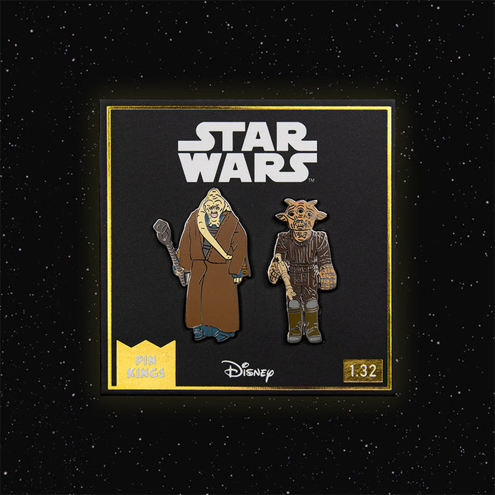 Pin Kings Official Star Wars Enamel Pin Badge Set 1.32 – Bib Fortuna and Ree-Yees