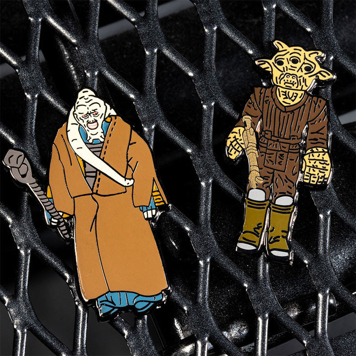 Pin Kings Official Star Wars Enamel Pin Badge Set 1.32 – Bib Fortuna and Ree-Yees