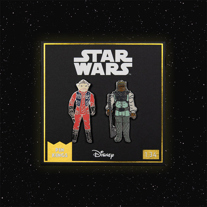 Pin Kings Official Star Wars Enamel Pin Badge Set 1.34 – Nien Nunb and Nikto