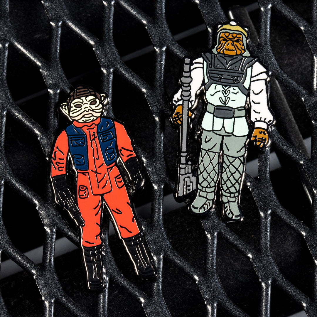 Pin Kings Official Star Wars Enamel Pin Badge Set 1.34 – Nien Nunb and Nikto