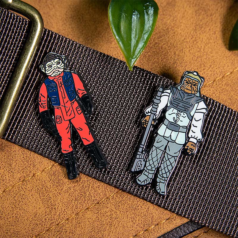 Pin Kings Official Star Wars Enamel Pin Badge Set 1.34 – Nien Nunb and Nikto