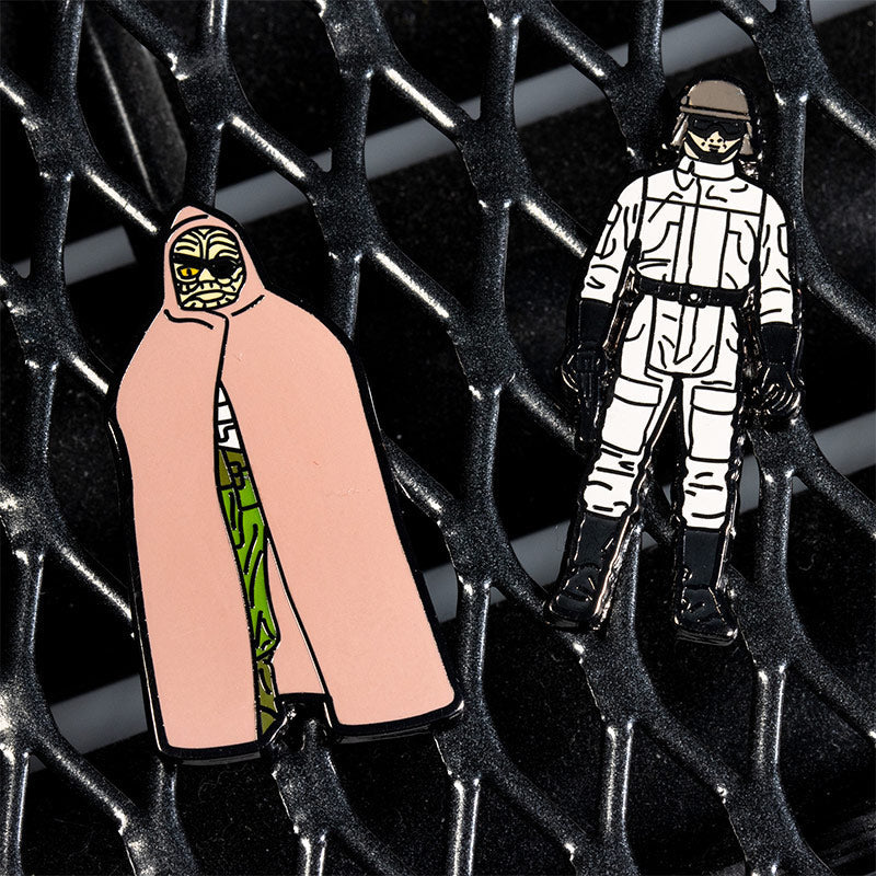 Pin Kings Official Star Wars Enamel Pin Badge Set 1.39 – Prune Face and AT-ST Driver