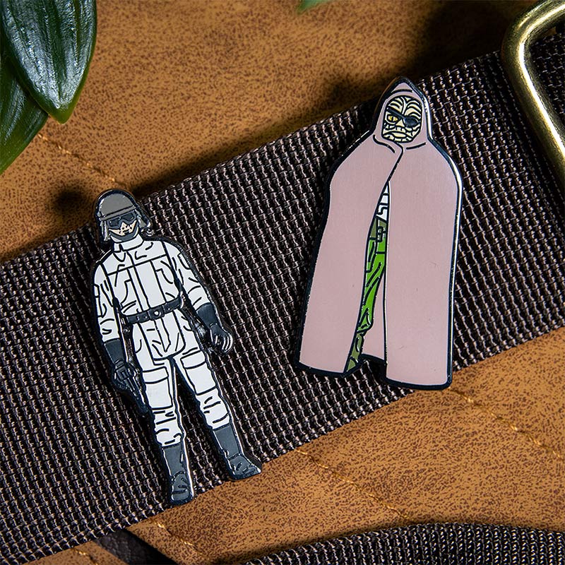 Pin Kings Official Star Wars Enamel Pin Badge Set 1.39 – Prune Face and AT-ST Driver