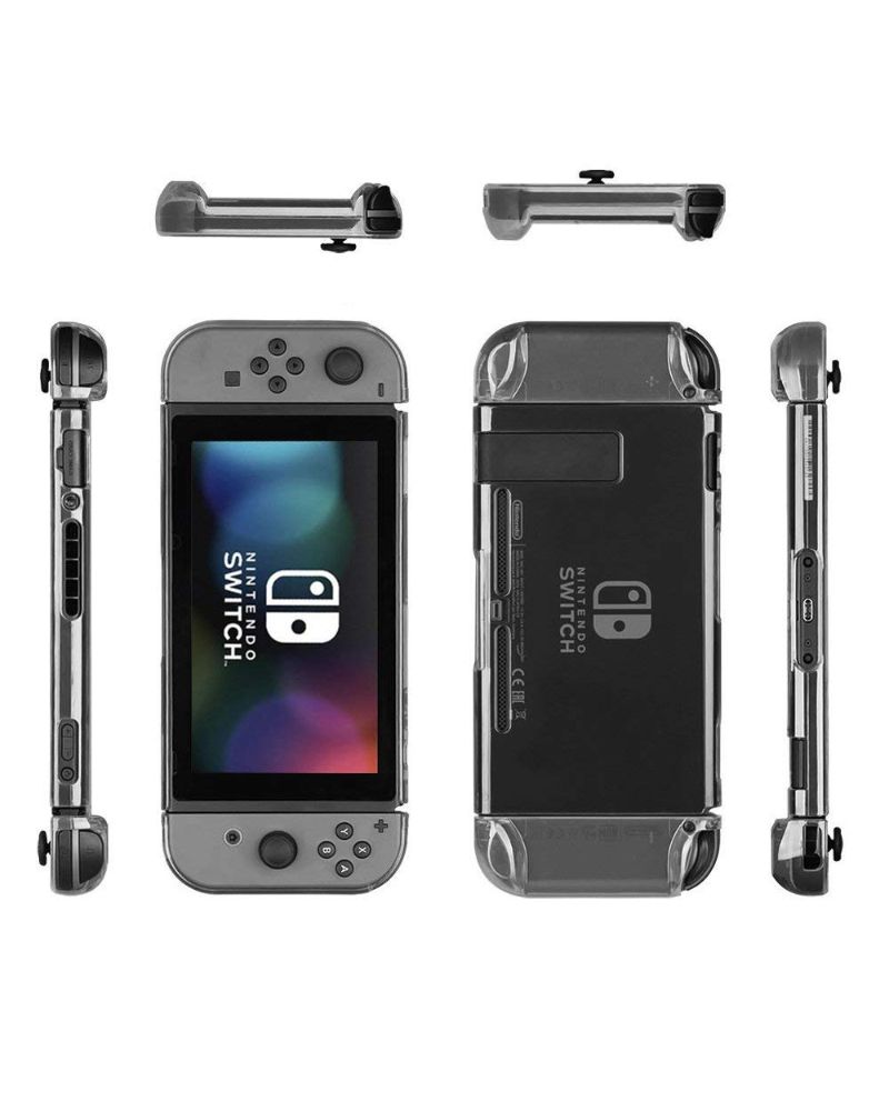 Numskull Nintendo Switch Crystal Clear Hard Case Cover for Switch & Joy-Con Controllers