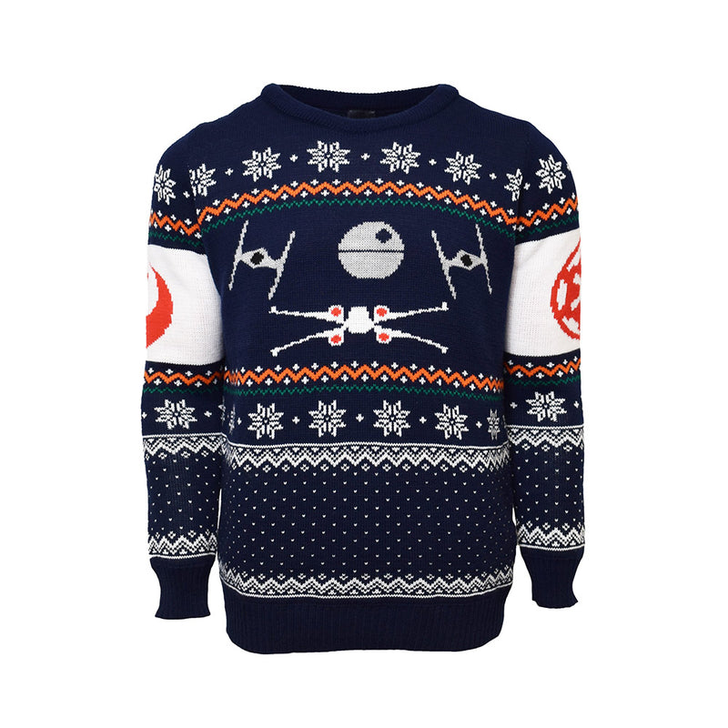 Official Star Wars X-Wing Vs. Tie Fighter Christmas Jumper / Ugly Sweater